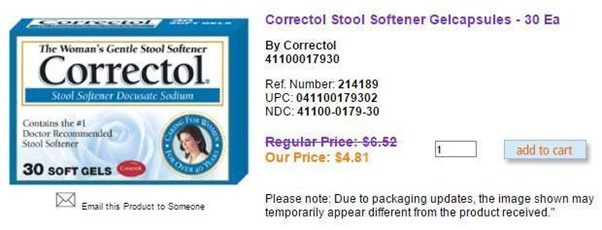 Corectols Correctol Reviews: Stool Softener from a Pharma Giant with Limited ...