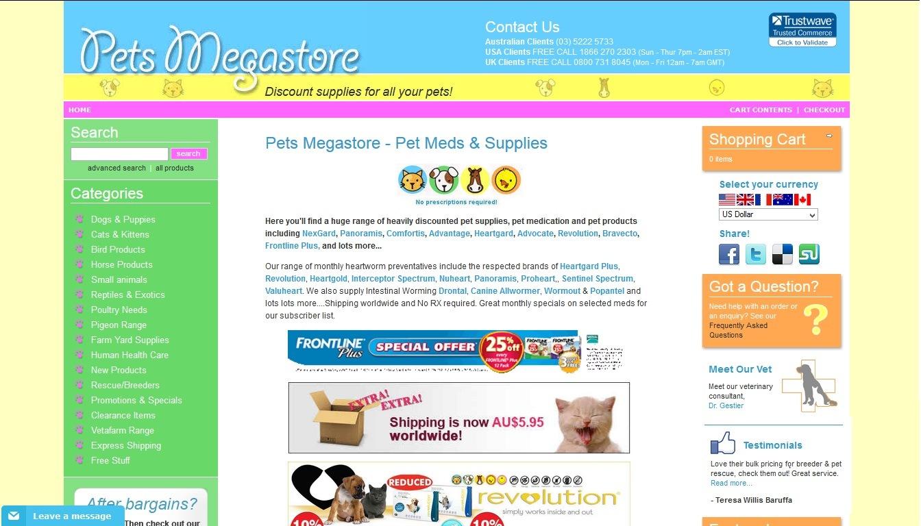 Skin Problems Pets Megastore, established in , is a family business and is proudly % Australian owned and operated. Pets Megastore started trading November Most of the Pets-Megastore staff has been showing and breeding animals and has been involved in the pet care industry for over 30 years.. Our company sells a wide range of quality animal health care products and supplies designed for the.