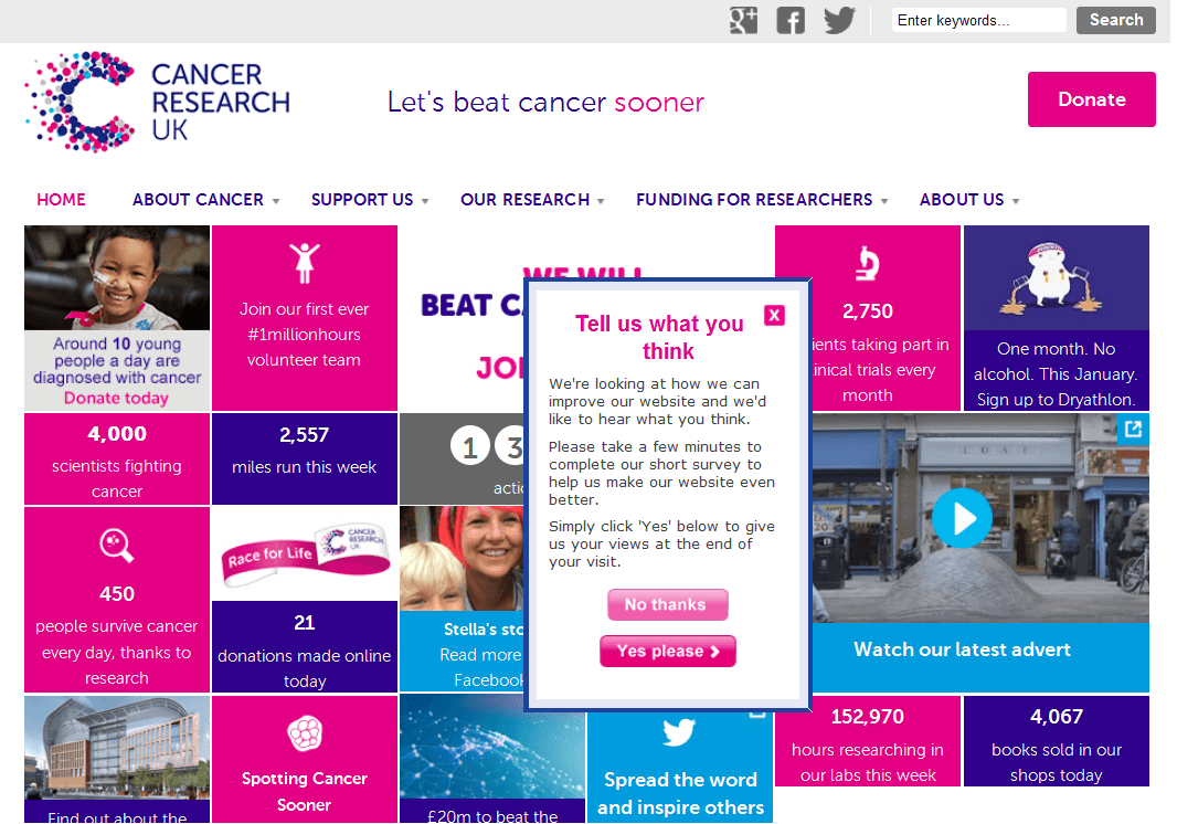 cancer research uk islington london reviews