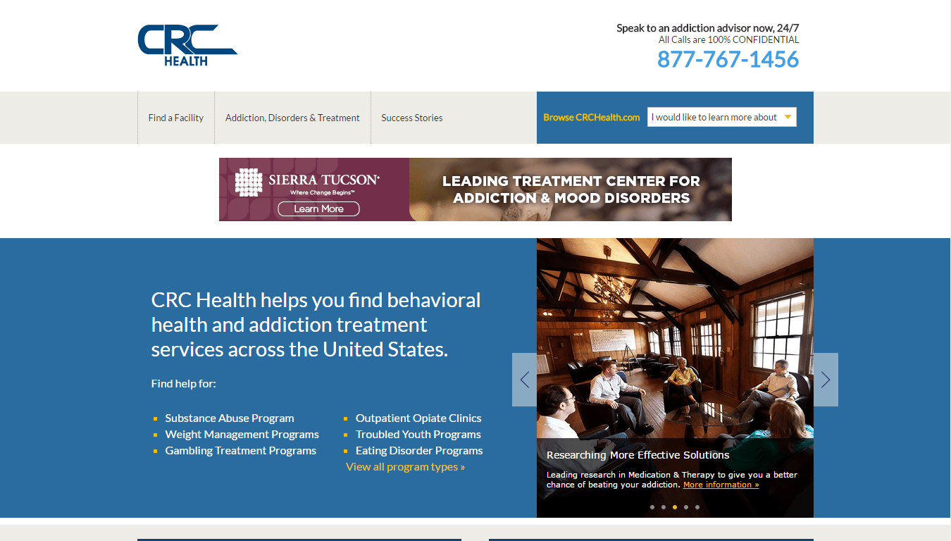CRC Health Reviews Online Support Group of Recovery Services